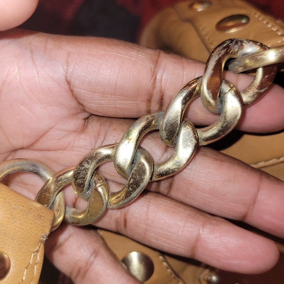 Vintage leather Studded Michael Kors chain bag - Picture 3 of 9